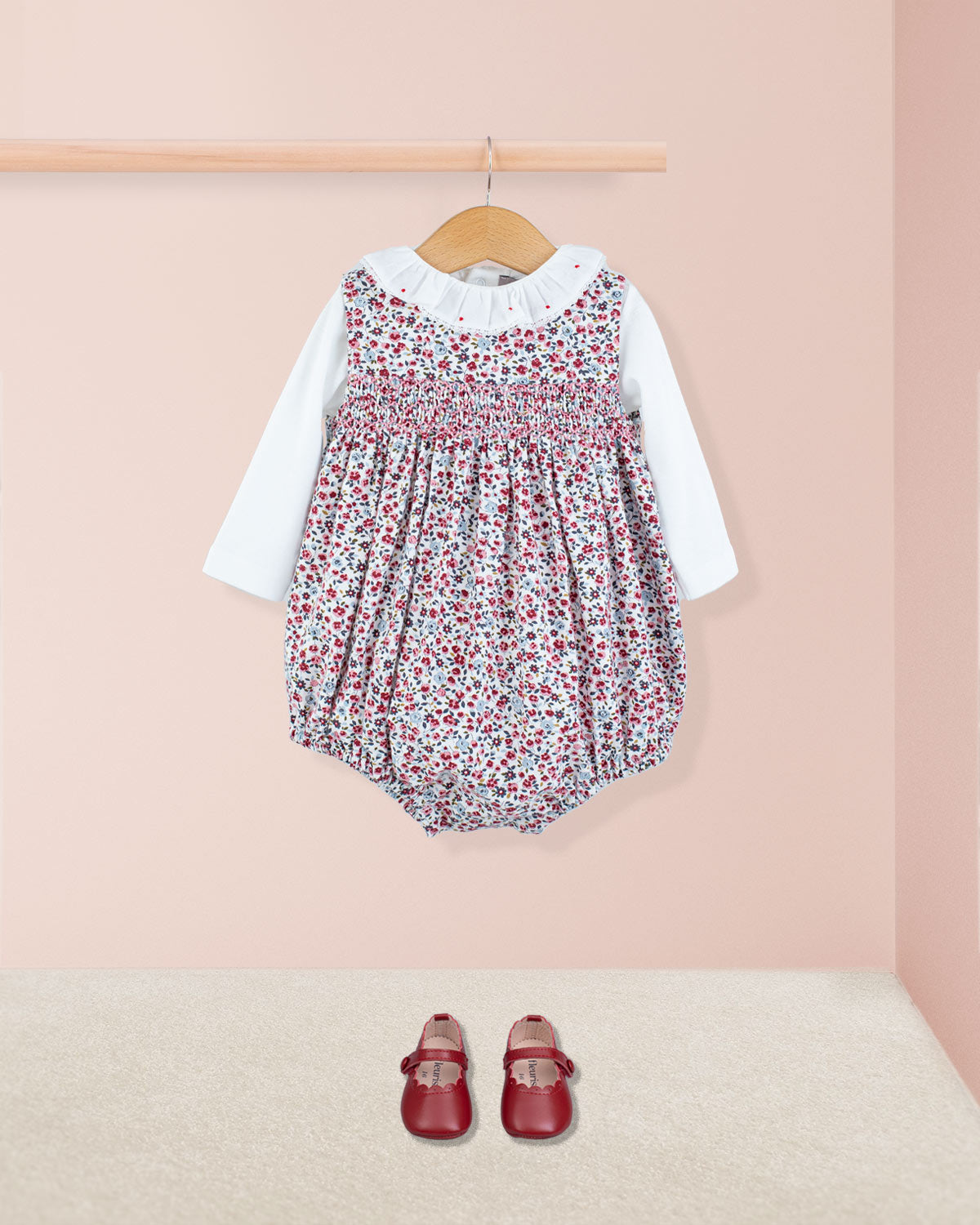 Kensington Belina Burgundy Floral Romper